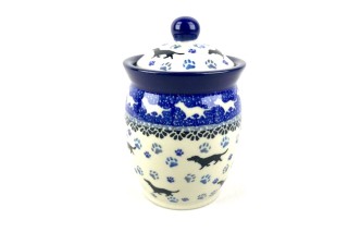 Bunzlau Voorraadpotje / kruidenpotje 2151X Teckel Voorraadpotten